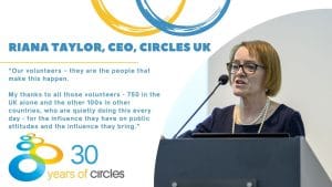 Circles UK 30 Years Riana Taylor